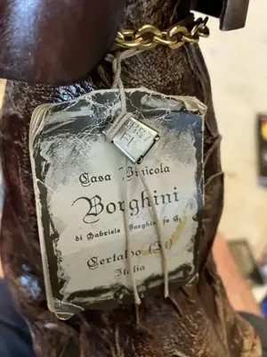 Rarität: 0,75 l Vin Santo von Gabriele Borghini, Certaldo  Fi im Elefantendekanter Bild 3