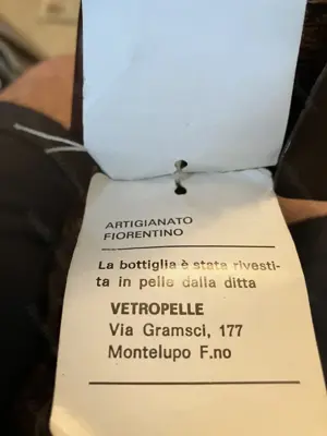Rarität: 0,75 l Vin Santo von Gabriele Borghini, Certaldo  Fi im Elefantendekanter Bild 5