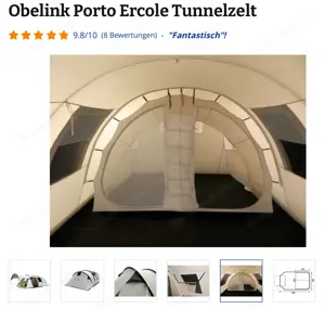 Tunnelzelt, Familienzelt für Camping Bild 3