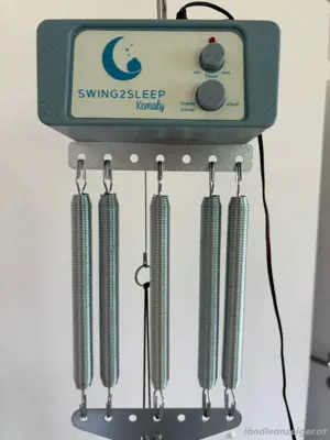 Swing2Sleep automatische Federwiege mit Premium Gestell & Motor Bild 2