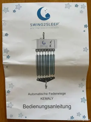 Swing2Sleep automatische Federwiege mit Premium Gestell & Motor Bild 3