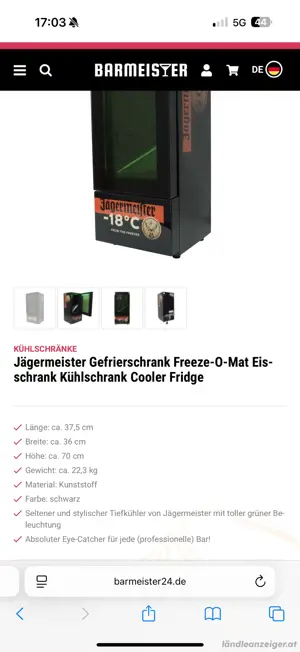 Jägermeister Kühlschrank