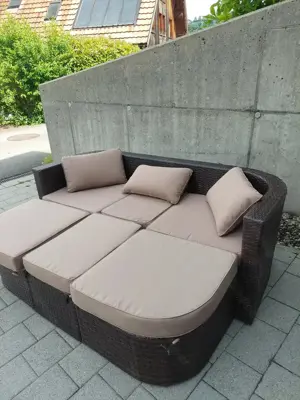 Rattan Gartenloungemöbel  Bild 2
