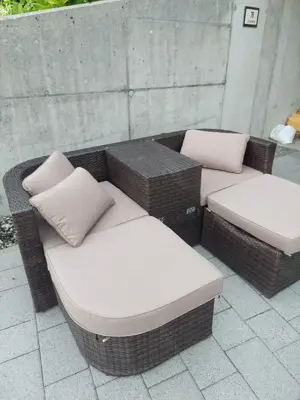 Rattan Gartenloungemöbel  Bild 3