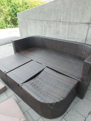 Rattan Gartenloungemöbel  Bild 5