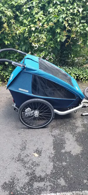 CROOZER Kinderfahrradanhänger Kid Keeke für 2 Kinder