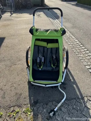 WIE NEU! Croozer Kid for 2 Kiki Fahrradanhänger Fahrrad Kinder Baby Anhänger Bild 5