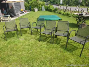 Gartentisch + Stühle