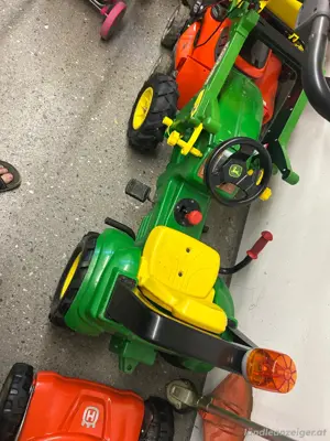 kinder trettraktor mit hänger Bild 5
