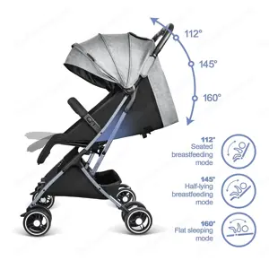 Kinderwagen Buggy mit Regenschutz und Aufbewahrungstasche Bild 5