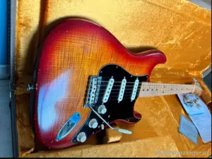 Fender Rarity Flame Ash Top Stratocaster Custom Shop Pickups Bild 5