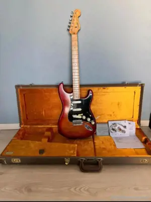 Fender Rarity Flame Ash Top Stratocaster Custom Shop Pickups Bild 7