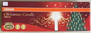 Christbaumkerzen elektrisch innen Osram mit Kabel