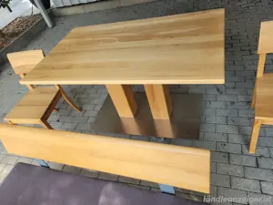 Esstisch mit Sitzbank + Stühle Bild 3