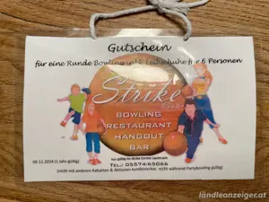 Strike Center Lauterach Bowling Gutschein