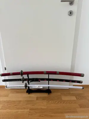 NEU! - 3 Katana Schwerte - 3 teiliges Set Deko Bild 4