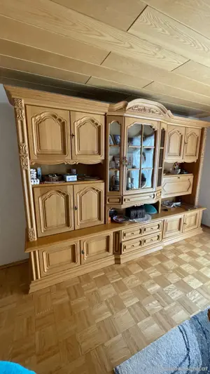 Wohnzimmerschrank Rustikal Massivholz Bild 2