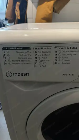 Indesit Waschtrockner 7kg 6kg - 100  VB Bild 3