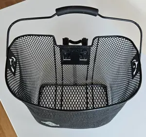 Löhr-M.T.S. Draht-Lenkerkorb, schwarz - gebraucht