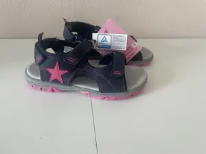 Sandalen dunkelblau mit pinkem Stern Größe 36 NEU & ungetragen