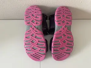 Sandalen dunkelblau mit pinkem Stern Größe 36 NEU & ungetragen Bild 5
