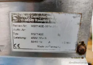 Ubert Rostbräter Wassergrill Elektro 3 Heizzonen 5,5 kW 400V Bild 2
