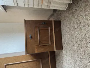 Schrank mit Kommode Massivholz  Bild 2