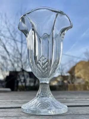 Eisbecher Glas | 6 klein + 12 groß | Dessertschalen | Vintage | Eisgläser  Bild 2