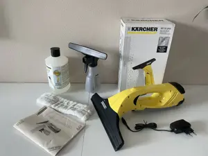 Kärcher WV 50 plus Akku Fenstersauger Set inkl. Original Kärcher Glasreiniger Konzentrat RM 545 1000