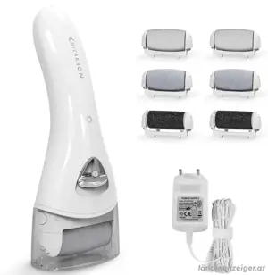 NEU! MYCARBON Elektrischer Hornhautentferner wiederaufladbar Hornhauthobel Hornhautraspel Fußpflege Bild 2