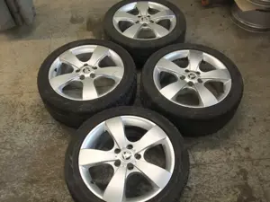 4 x Alufelgen mit Sommerreifen passend für Skoda Octavia Bild 7