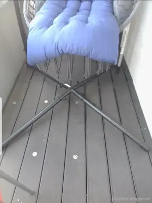 Hängesessel mit Gestell und Kissen NEU Bild 4