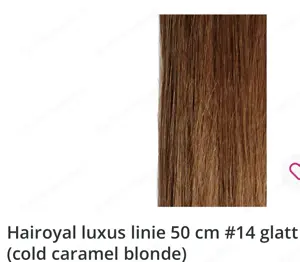 LUXUS Linie 25 Bondings für Haarverlängerung oder Haarverdichtung in der Farbe COLD Caramel Blond  Bild 4