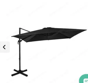 Sonnenschirm 3x3 m schwarz 
