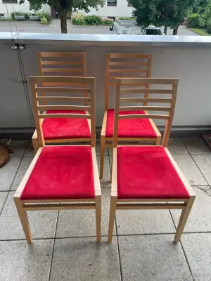 4 Stühle Vollholz Buche L&H Bild 3