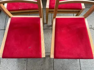 4 Stühle Vollholz Buche L&H