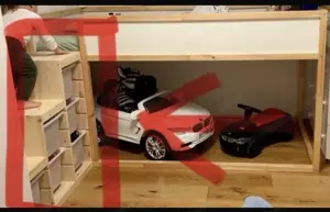 Ikea Kinderbett auch zu Stockbett umbaufähig Bild 5