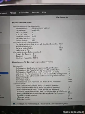 Apple MacBook Air M3 8C 10C 512GB 16GB Silber (2024) Laptop MEGA 5 Ladezyklen Bild 5