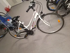 26 Zoll Damenfahrrad mit Kindersitz