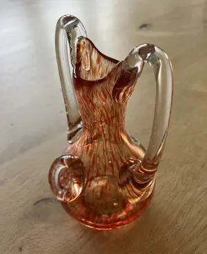 kleine Henkelvase aus Murano Bild 3