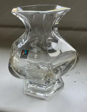 Bleikristallglasvase Design Marc Aurel von Nachtmann 1980-er