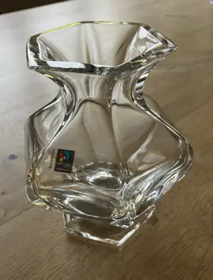 Bleikristallglasvase Design Marc Aurel von Nachtmann 1980-er Bild 2