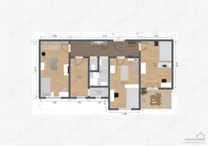 Zimmer in 3-er WG in Wien-Floridsdorf, 4. Stock mit Balkon Bild 2