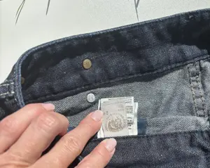 Dk.-bl. kurze Damen Jeans von Diesel Bild 3