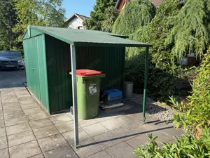 Gartenhaus Biohort Model Europa, Metall grün Bild 2