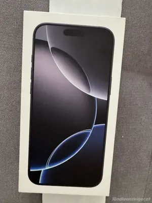 Iphone 16 Pro Max ungeöffnet 