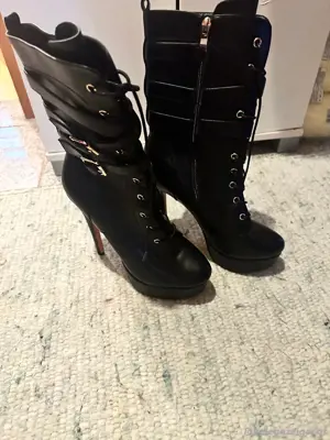 frauen stiefel mit absatz Bild 2