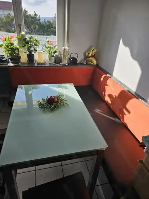 Neuer Glastisch - ausziehbar