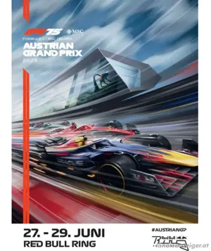 2 x Formel 1 Wochenendpass Spielberg 2025