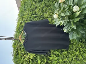 Schwarzes Damen kurzarm Oberteil von H&M